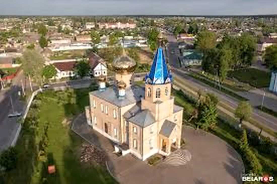 Храм в Червене — вид города Червень (Минская область, Беларусь)